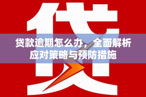 罗山贷款逾期怎么办，全面解析应对策略与预防措施