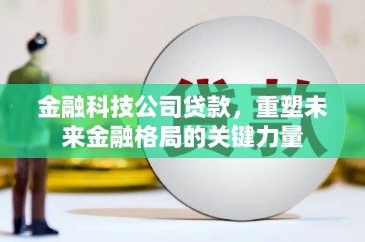 泰山金融科技公司贷款，重塑未来金融格局的关键力量