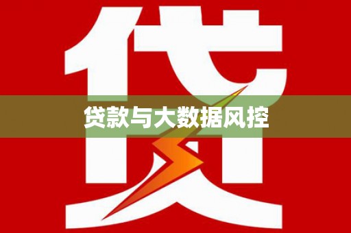 安定贷款与大数据风控