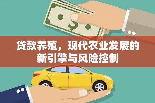 中原贷款养殖，现代农业发展的新引擎与风险控制