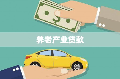叙永养老产业贷款