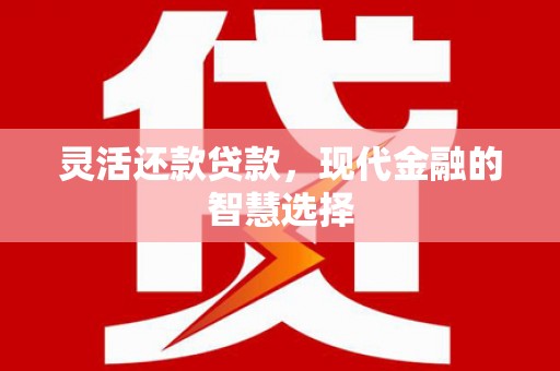 西青灵活还款贷款，现代金融的智慧选择