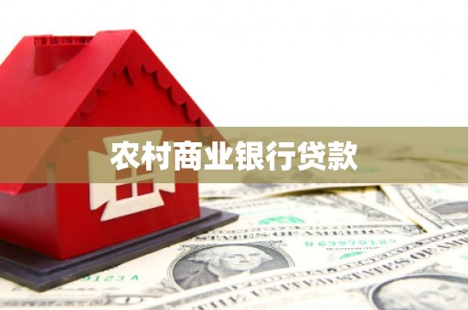 南海农村商业银行贷款