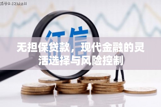 潞城无担保贷款，现代金融的灵活选择与风险控制
