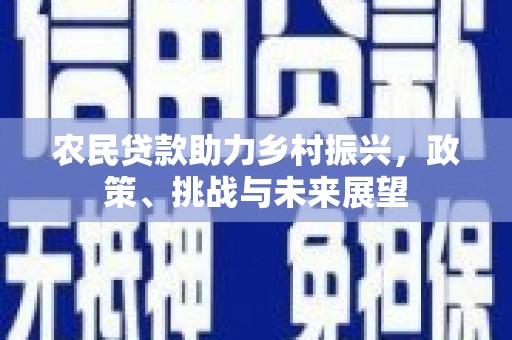 谢岗农民贷款助力乡村振兴，政策、挑战与未来展望