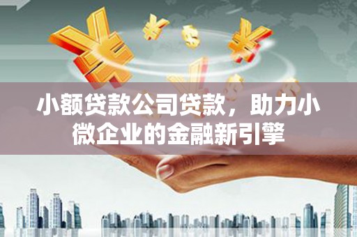合川小额贷款公司贷款，助力小微企业的金融新引擎