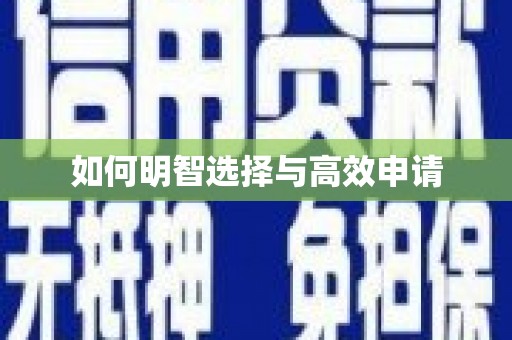 双溪如何明智选择与高效申请