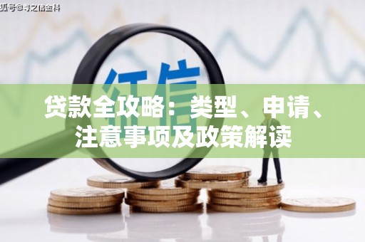 南溪贷款全攻略：类型、申请、注意事项及政策解读
